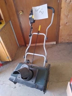 Electric Snow Thrower in great condition ( hardly ever used )