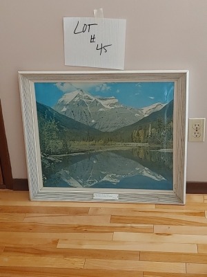 Framed Mountain Photo
