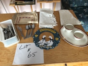 Set of Cutlery and Table Cloths with a few other bonuses