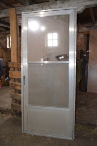 Storm door with Frame, 34"wx 80"h