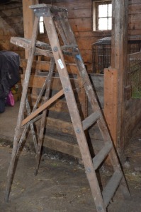 Antique Wooden Step Ladder