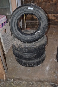 4 Tires - PT 215/70R/15, approx. 30% tread left